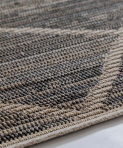 Tappeto a rombi da esterno quadrato - Sunny Beige - close up