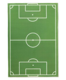 Tappeto per bambini lavabile - Fluffito Campo Verde - overzicht, thumbnail