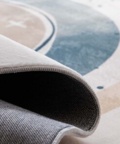 Tappeto per bambini lavabile - Fluffito Cuori Multicolore - close up, thumbnail