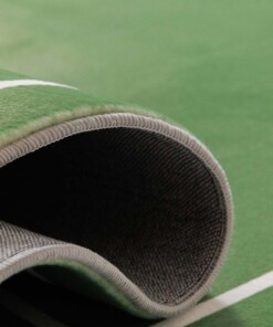 Tappeto per bambini lavabile - Fluffito Tiro Verde - close up, thumbnail