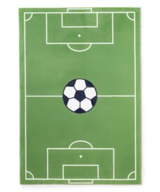 Tappeto per bambini lavabile - Fluffito Tiro Verde - overzicht, thumbnail