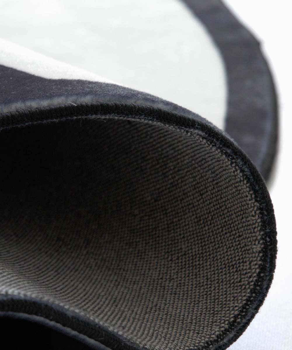 Tappeto per bambini lavabile - Fluffito Calcio Bianco/Nero - close up Tappeto per bambini lavabile - Fluffito Calcio Bianco/Nero - close up