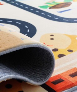 Tappeto per bambini lavabile - Snugway Costruzione Multicolore - close up