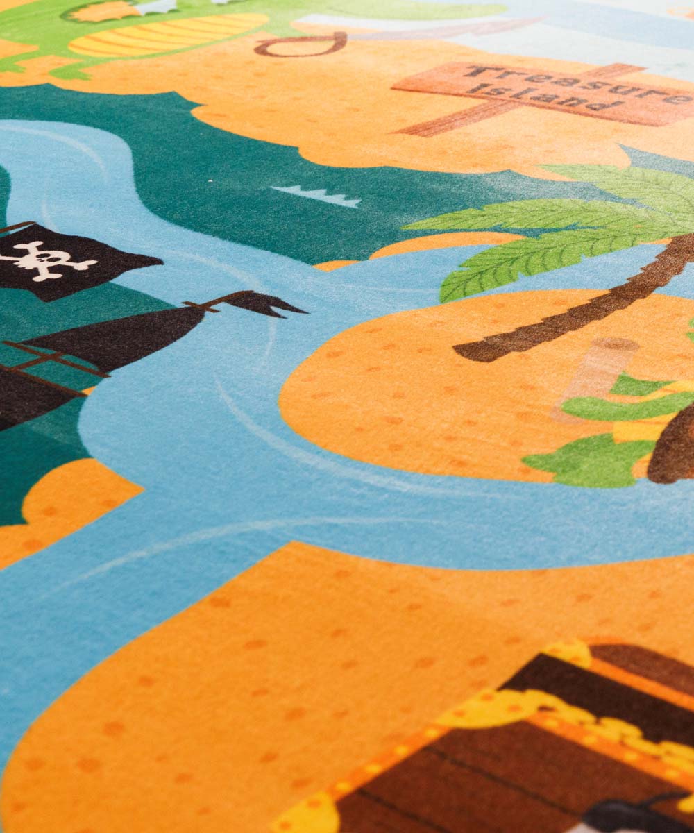 Tappeto per bambini lavabile - Snugway Pirati Multicolore - close up Tappeto per bambini lavabile - Snugway Pirati Multicolore - close up