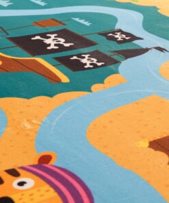 Tappeto per bambini lavabile - Snugway Pirati Multicolore - close up, thumbnail Tappeto per bambini lavabile - Snugway Pirati Multicolore - close up, thumbnail