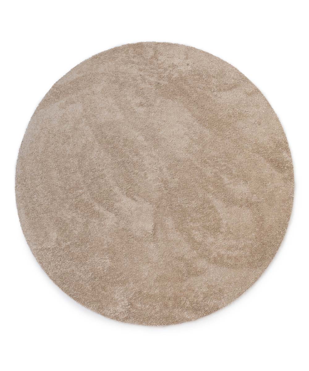 Tappeto rotondo lavabile - Fresh beige - overzicht Tappeto rotondo lavabile - Fresh beige - overzicht