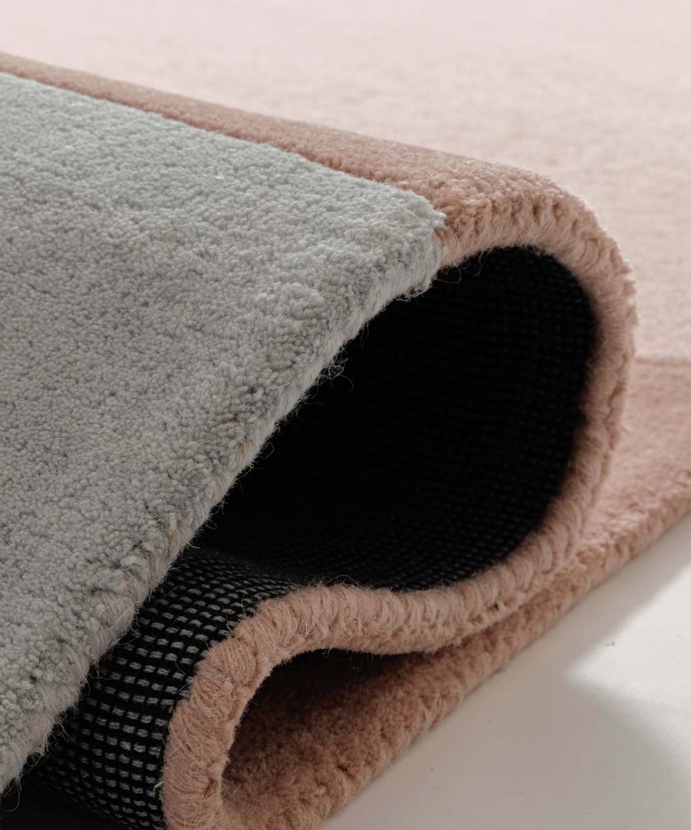 Tappeto in lana - Dune albicocca - close up Tappeto in lana - Dune albicocca - close up