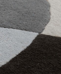 Tappeto in lana - Dune viola - close up, thumbnail