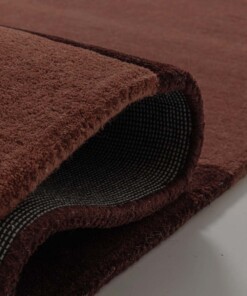 Tappeto in lana - Dune terracotta - close up