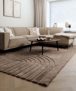 Tappeto morbido - Carvy Tortora - sfeer