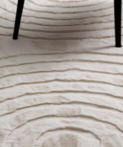 Tappeto morbido - Carvy Crema - close up, thumbnail