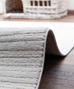 Tappeto berbero Beni Ouarain Bahij - Crema/Nero - close up, thumbnail Tappeto berbero Beni Ouarain Bahij - Crema/Nero - close up, thumbnail