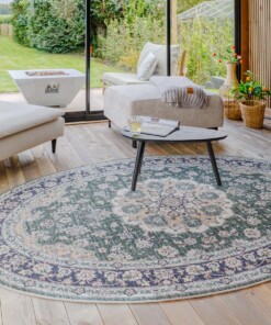 Tappeto da esterno vintage ovale - Valenca Nova verde scuro - sfeer