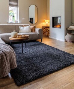 Tappeto a pelo lungo Shaggy Grand - Antracite - sfeer