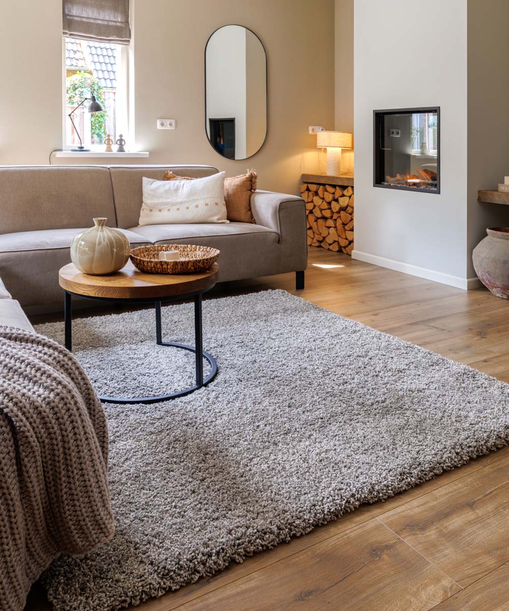 Tappeto quadrato a pelo lungo - Shaggy Grand Grigio chiaro - sfeer Tappeto quadrato a pelo lungo - Shaggy Grand Grigio chiaro - sfeer