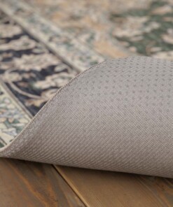 Tappeto da esterno vintage - Valenca Nova verde scuro - close up, thumbnail