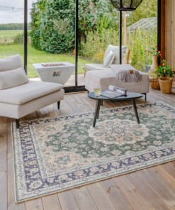 Tappeto da esterno vintage - Valenca Nova verde scuro - sfeer