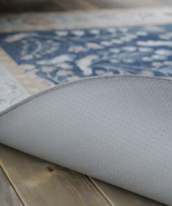 Tappeto da esterno vintage - Valenca Sera blu scuro - close up, thumbnail Tappeto da esterno vintage - Valenca Sera blu scuro - close up, thumbnail