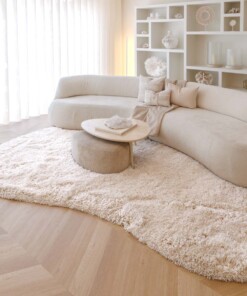 Tappeto organico shaggy - Sveve avorio - sfeer