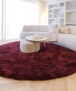 Tappeto rotondo shaggy - Sveve bordeaux - sfeer, thumbnail