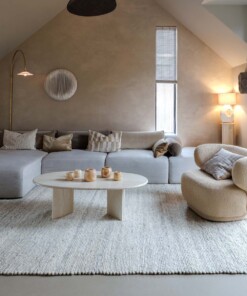 Tappeto in lana - Heimur grigio/naturale - sfeer