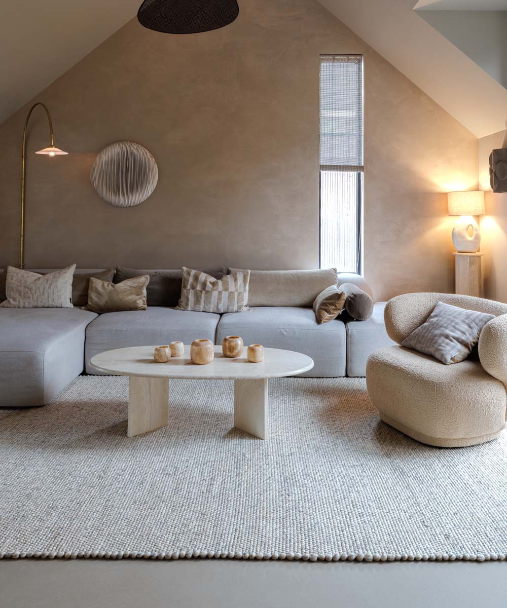 Tappeto in lana - Silvull beige - sfeer Tappeto in lana - Silvull beige - sfeer