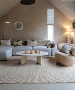 Tappeto in lana - Strim beige - sfeer