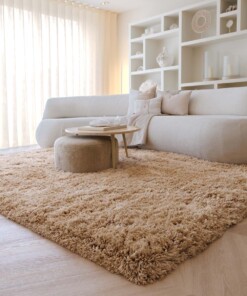Tappeto shaggy - Sveve beige - sfeer