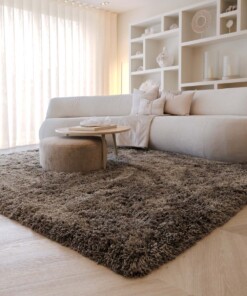 Tappeto shaggy - Sveve taupe - sfeer