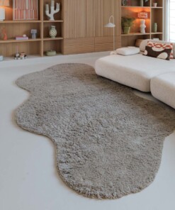 Tappeto organico - Tjørne Swell tortora - sfeer