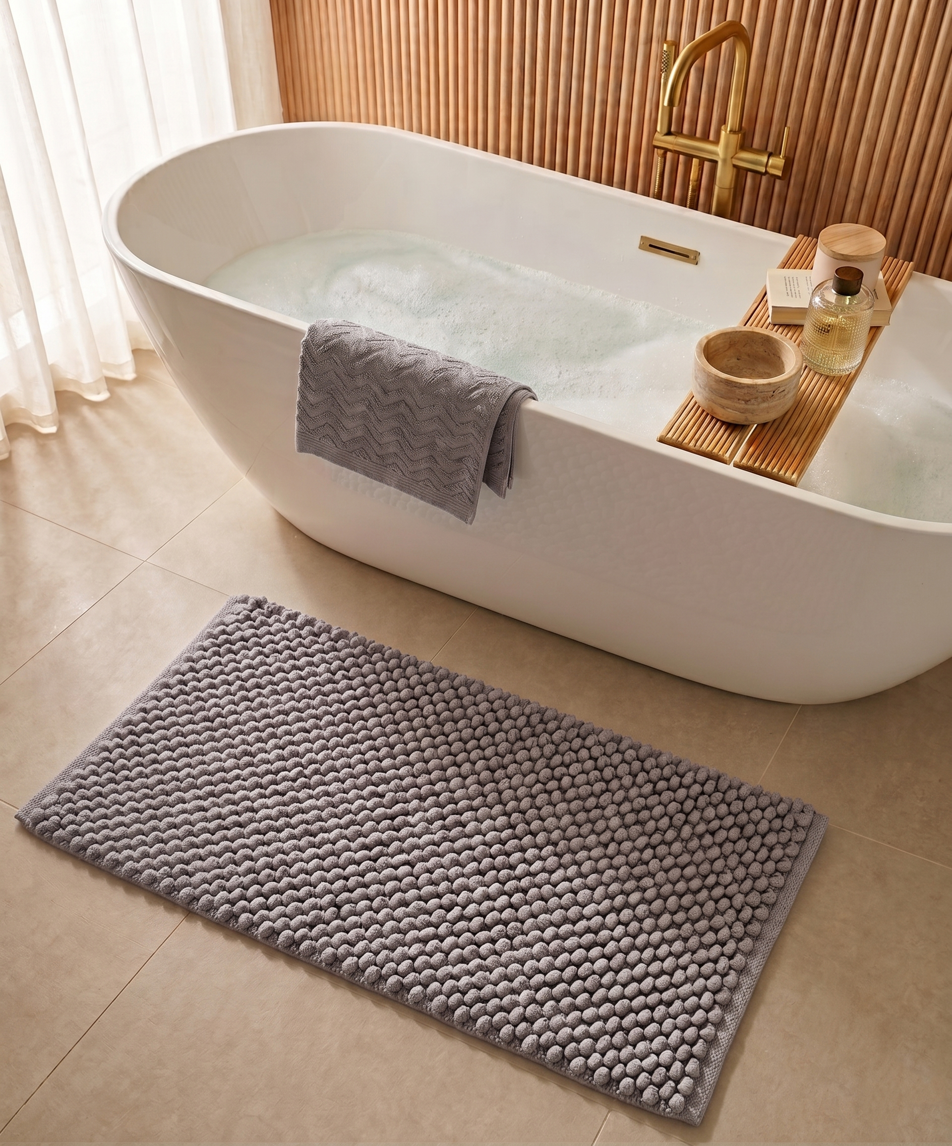 Tappeto da bagno - Sensa grigio - sfeer Tappeto da bagno - Sensa grigio - sfeer