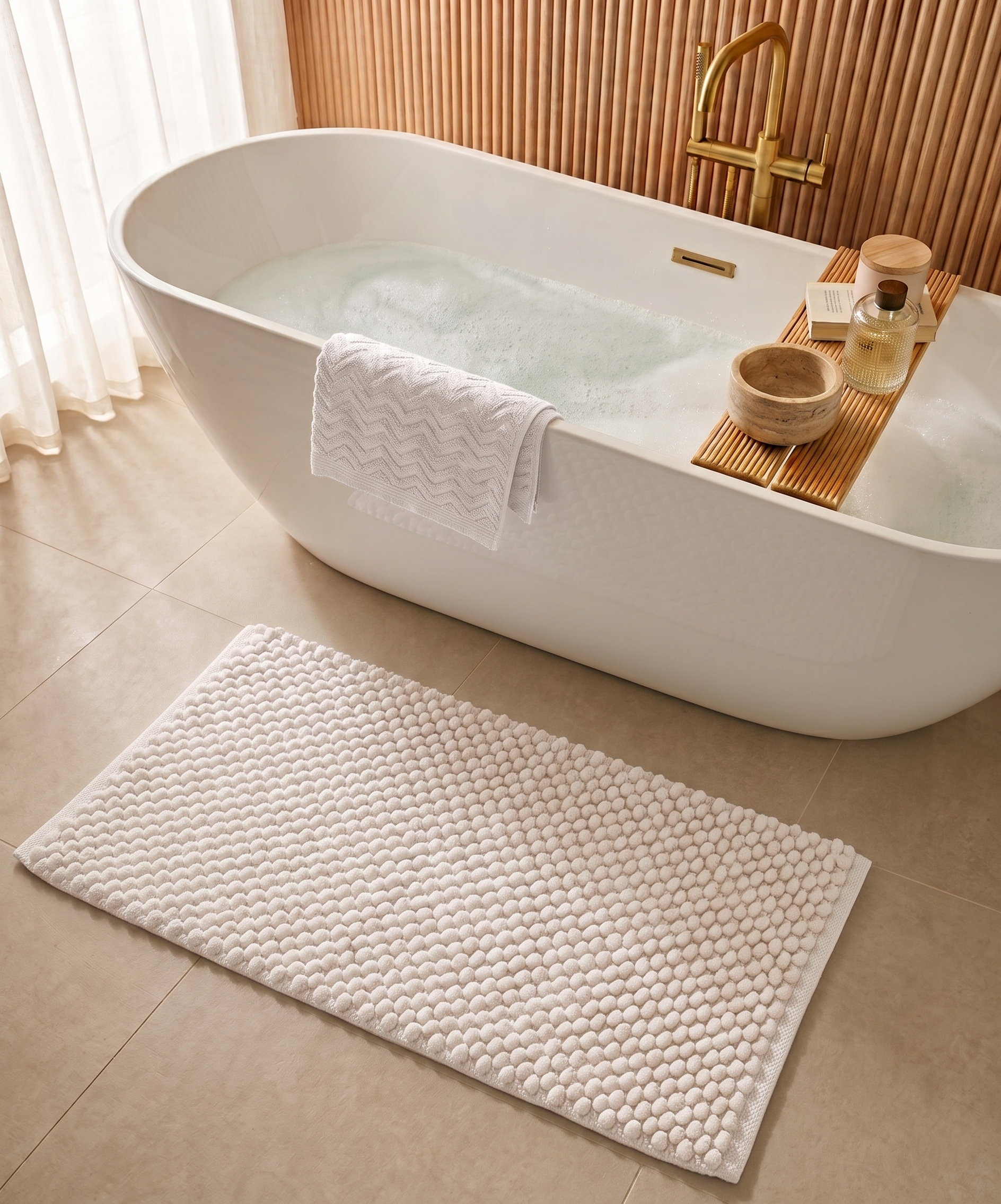 Tappeto da bagno - Sensa avorio - sfeer Tappeto da bagno - Sensa avorio - sfeer