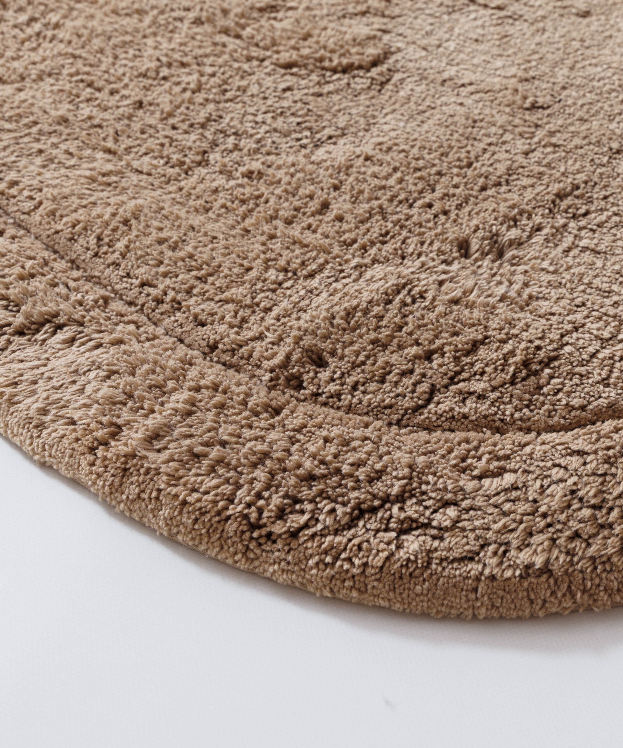 Tappeto da bagno organico - Lunja beige - close up Tappeto da bagno organico - Lunja beige - close up