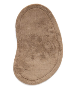 Tappeto da bagno organico - Lunja Pebble beige - overzicht