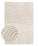 Tappeto stile scandinavo - Arc Bend Crema - overzicht, thumbnail