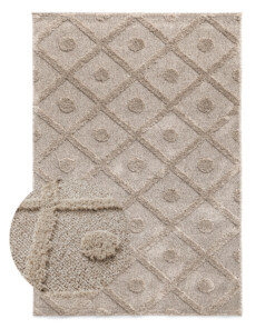 Tappeto stile scandinavo - Arc Diamond Beige - overzicht