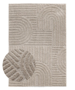 Tappeto stile scandinavo - Arc Bend Beige - overzicht