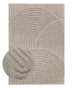 Tappeto stile scandinavo - Arc Curve Beige - overzicht