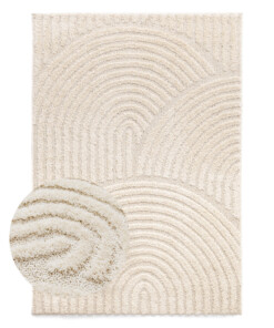 Tappeto stile scandinavo - Arc Curve Crema - overzicht