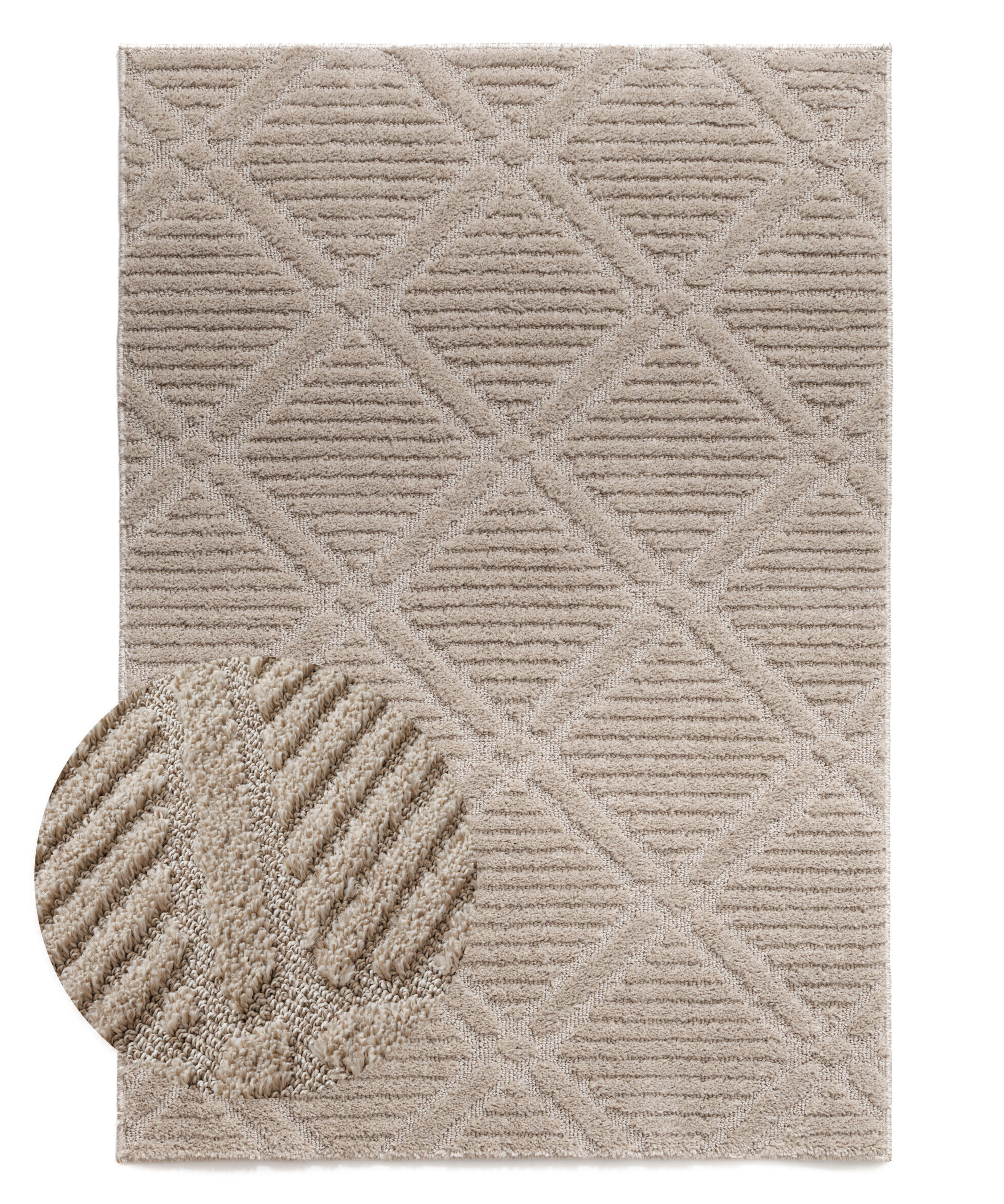 Tappeto stile scandinavo - Arc Gem Beige - overzicht Tappeto stile scandinavo - Arc Gem Beige - overzicht
