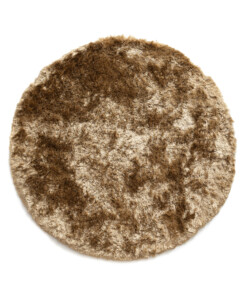 Tappeto rotondo in velluto - Auréa beige - overzicht