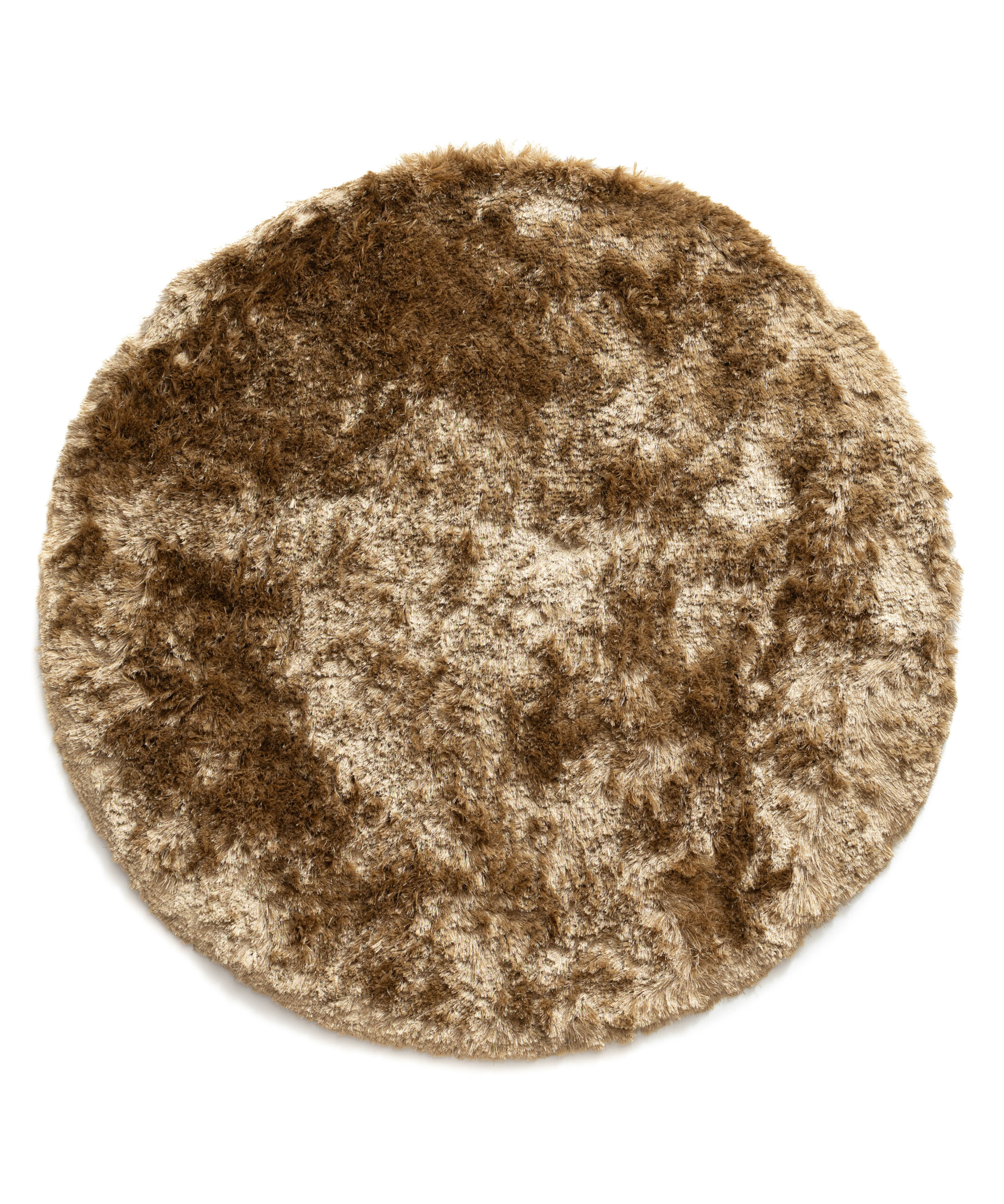 Tappeto rotondo in velluto - Auréa beige - overzicht Tappeto rotondo in velluto - Auréa beige - overzicht