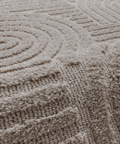 Tappeto stile scandinavo - Arc Bend Beige - close up, thumbnail Tappeto stile scandinavo - Arc Bend Beige - close up, thumbnail
