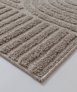 Tappeto stile scandinavo - Arc Bend Beige - close up, thumbnail Tappeto stile scandinavo - Arc Bend Beige - close up, thumbnail