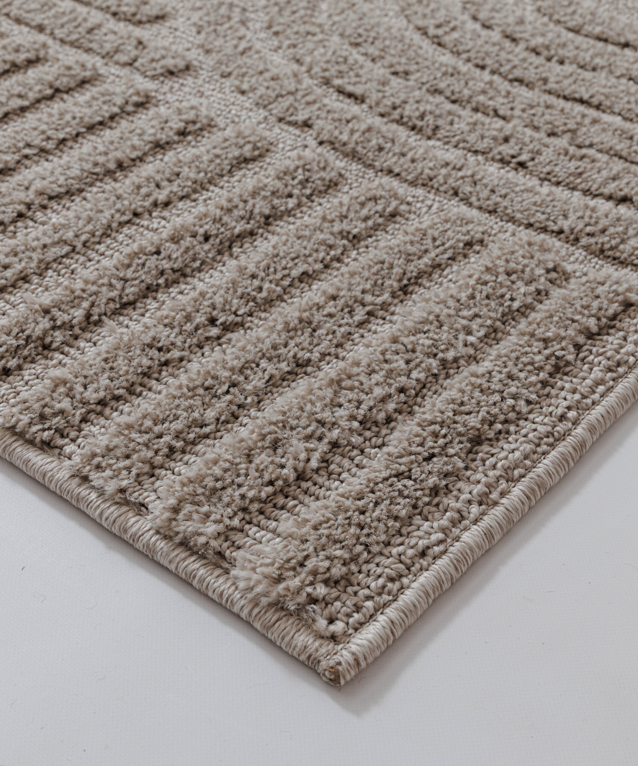 Tappeto stile scandinavo - Arc Bend Beige - close up Tappeto stile scandinavo - Arc Bend Beige - close up