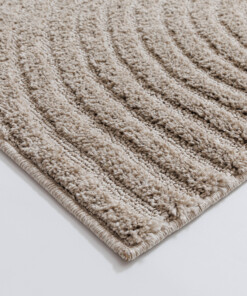 Tappeto stile scandinavo - Arc Curve Beige - close up, thumbnail Tappeto stile scandinavo - Arc Curve Beige - close up, thumbnail
