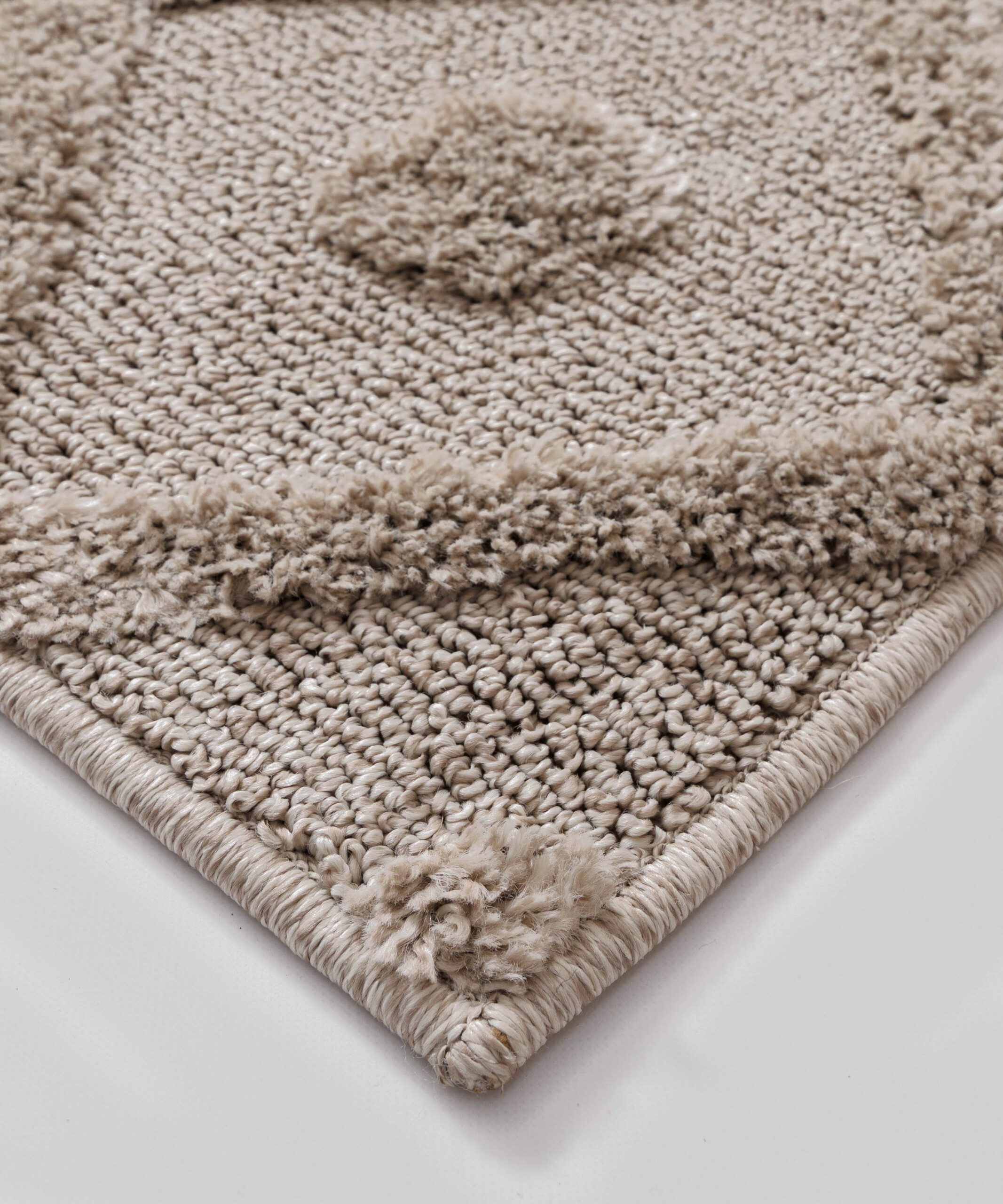 Tappeto stile scandinavo - Arc Diamond Beige - close up Tappeto stile scandinavo - Arc Diamond Beige - close up