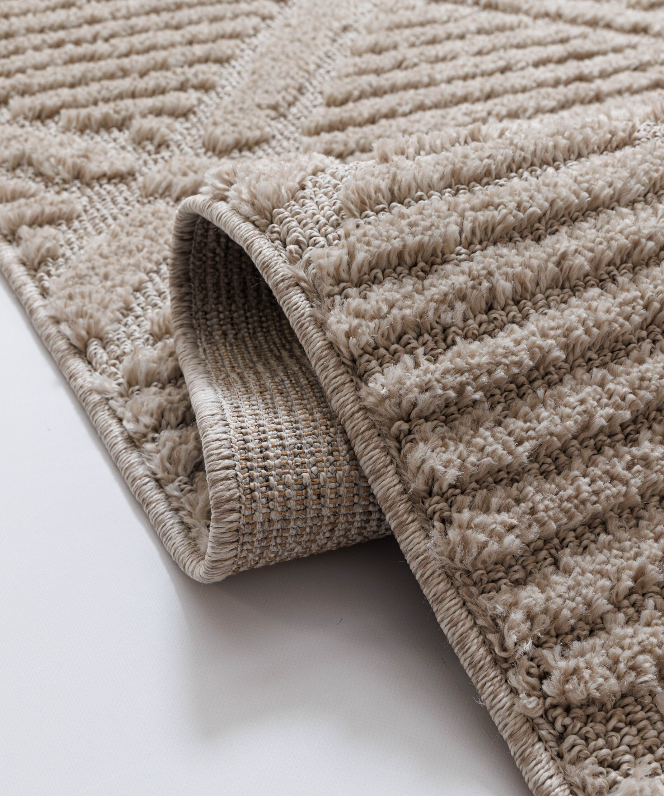 Tappeto stile scandinavo - Arc Gem Beige - close up Tappeto stile scandinavo - Arc Gem Beige - close up