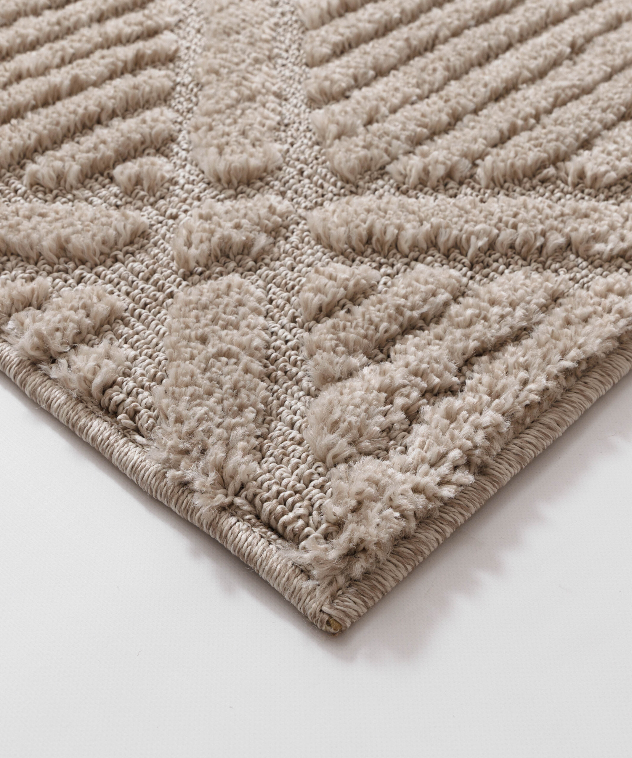 Tappeto stile scandinavo - Arc Gem Beige - close up Tappeto stile scandinavo - Arc Gem Beige - close up