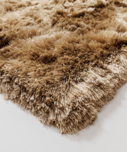 Tappeto in velluto - Auréa beige - close up, thumbnail